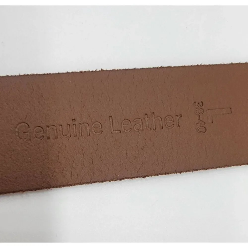 Timberland Belt Men's‎ Beautiful Rich Brown Genuine Leather Belt Sz L 38-40 EUC